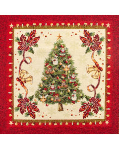 Pannelli 47x47 cm albero Natale lurex