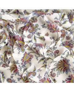 CHIFFON CREPE NICOLETTA FIORI CACHEMIRE